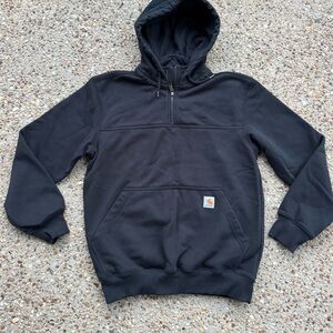 Carhartt Rain Defender Loose Fit  Paxton Quarter Zip Hoodie Sweatshirt Size M